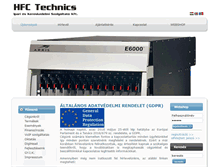 Tablet Screenshot of hfctechnics.hu